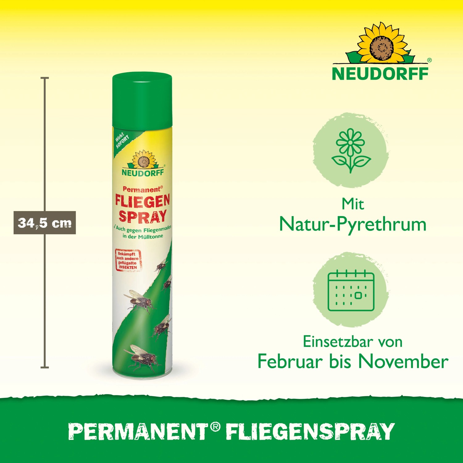 Neudorff Permanent Fliegenspray 750 ml kaufen bei OBI