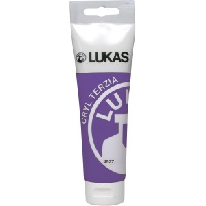 Tube LUKAS Cryl Terzia Acrylfarbe Kobaltviolett dunkel, 125ml.