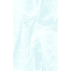 d-c-fix Statische Folie Premium Murano, Meterware, mit abstraktem, weißem Muster auf hellblauem Grund.