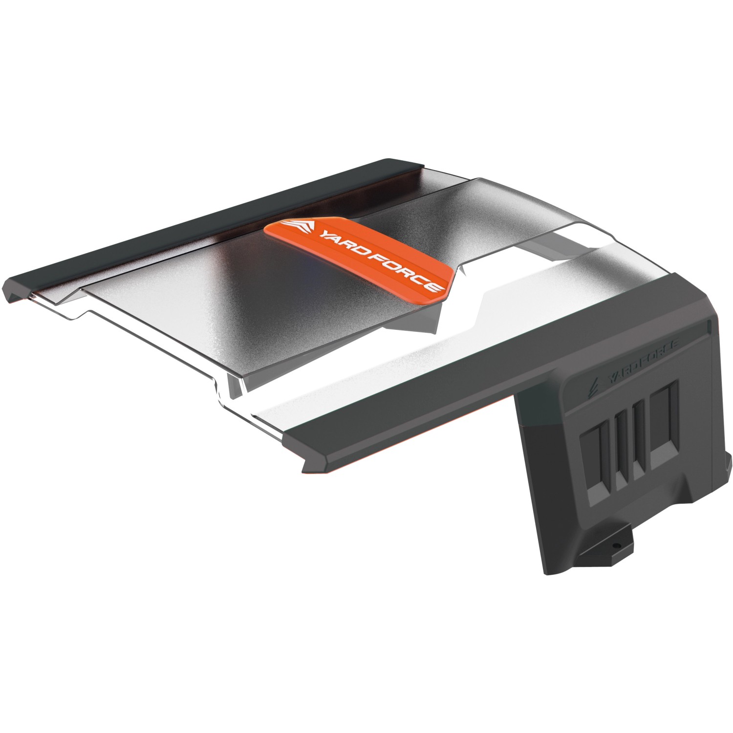 Yard Force Garage AR SH02 für Mähroboter, wetterfeste Schutzhülle mit transparentem Dach.