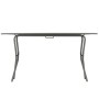 Lafuma Balkontisch Balcony, klappbar, 140x80 cm, Titan, ideal für Terrasse & Garten.
