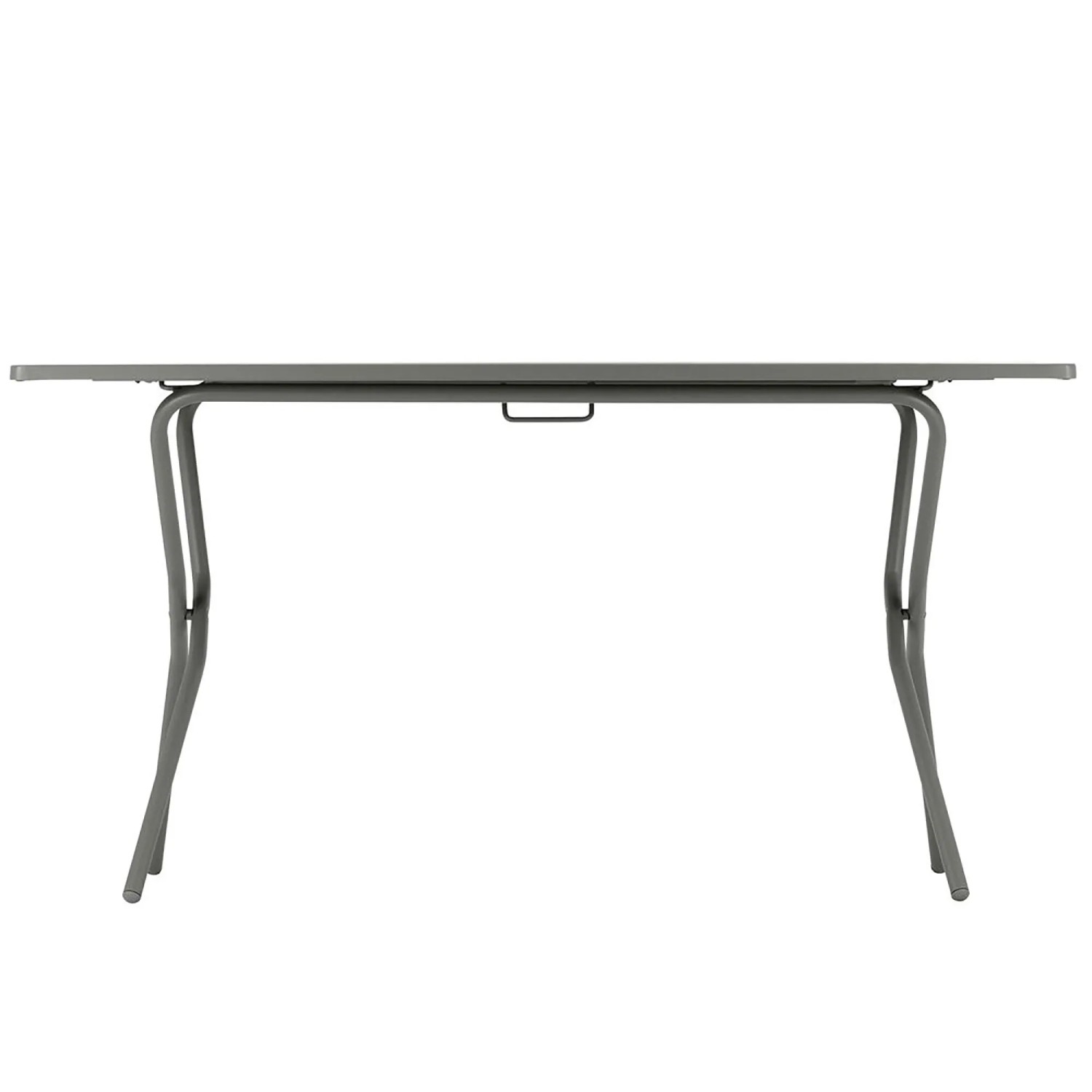 Lafuma Balkontisch Balcony, klappbar, 140x80 cm, Titan, ideal für Terrasse & Garten.