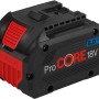 Bosch Professional ProCore 18V 8Ah Akkupack für Elektrowerkzeuge, schwarz/rot.