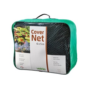 Velda Cover Net 6x5m Abdecknetz in grüner Verpackung. Schützt Teiche vor Reihern und Blättern. Für Teichpflege.