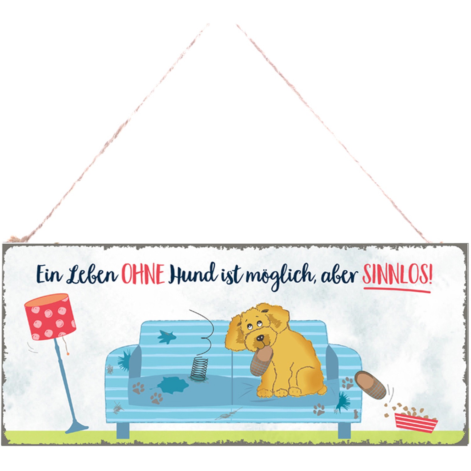 MetallSchild Hund 30,5 cm x 13 cm kaufen bei OBI