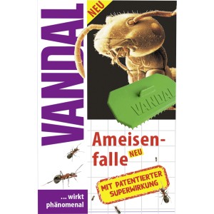 Vandal Ameisenfalle Einzelpackung: Köderdose zur Ameisenbekämpfung im Haus und Garten.