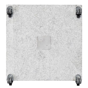 Rollbare Doppler Granitplatte 80x80 cm für Pendelschirme, Schirmständer.