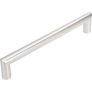 Siro Möbelgriff 1406, Edelstahl feingeschliffen, Lochabstand 160mm.