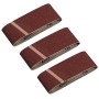 3er-Pack LUX Schleifbänder (75x457 mm) K40 für Bandschleifer.