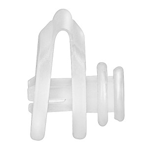 Wenko Winkelschiene Era Inkl. 16 Gleiter Weiß