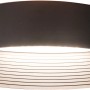 Moderne Lutec LED-Außenwandleuchte Lotus in Anthrazit mit Up & Down Lichteffekt.