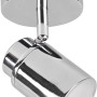 Chromfarbener Trio Strahler Angelo für Bad und Wohnraum, verstellbarer Spot.