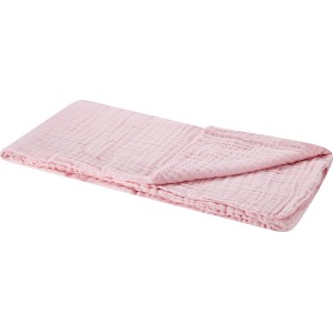 Rosa Baumwolldecke Under The Sea, 90x100 cm, für Kinderzimmer. Kuschelig und hautfreundlich.