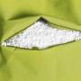 Detailaufnahme: Grüner Sitting Point Sitzsack Big Bag mit EPS-Perlen Füllung.