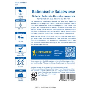 Kiepenkerl Salat Italienische Salatwiese Saatband Packung