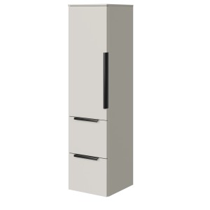 Pelipal Midischrank Quantum 07, Kaschmir Matt, 30 cm breit, mit Tür und zwei Auszügen.