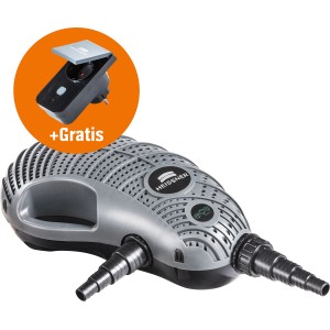 Heissner Aqua Craft Premium P 6100 Eco Teichpumpe mit Gratis-Zubehör für Bachlauf & Filter.