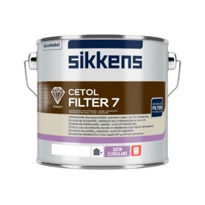 Sikkens Cetol Filter 7 Plus Holzlasur Nussbaum seidenglänzend 2,5 l. Dose mit UV-Schutz für Holz.