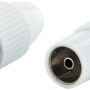 Schwaiger IEC Stecker Set quickFix, zweiteilig, für Antennenanschluss von TV und Verstärker.