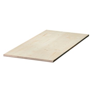 Fichte Dreischichtplatte, 80x50x1,9 cm, unbehandelt, für Möbelbau & Regalböden.