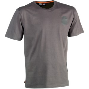 Graues Herock T-Shirt Pegasus, kurzärmlig, Größe XXXL für Arbeitskleidung.