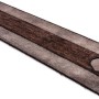 Astra Sauberlaufmatte Pure und Soft, 50x150 cm, Holzoptik mit Herz, für den Eingangsbereich.