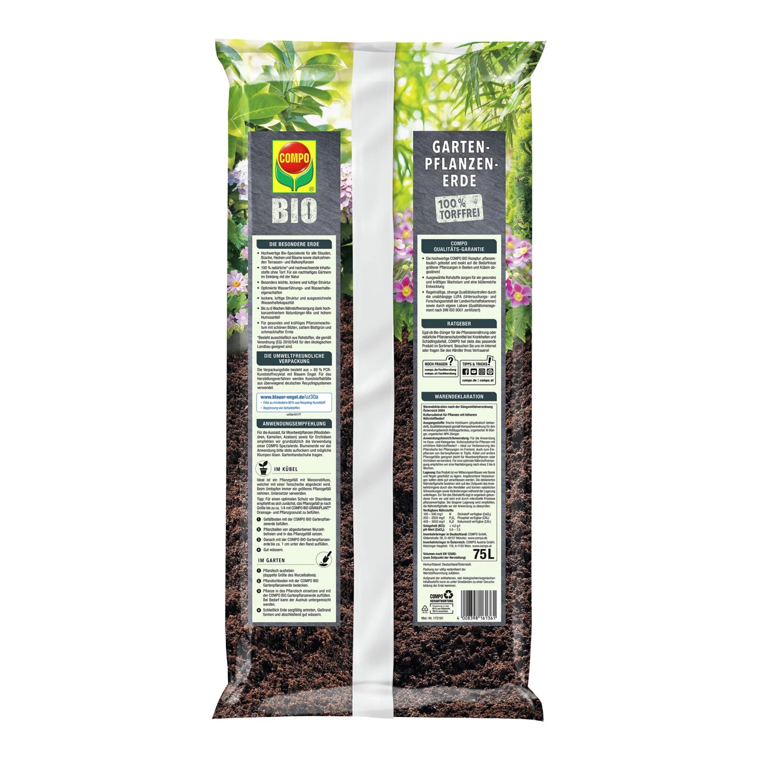 COMPO BIO Garten-Pflanzerde 75 l Aktion kaufen bei OBI