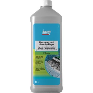 Knauf Marmor- & Granitpflege 1L Flasche für die Innenanwendung.