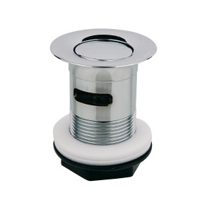 Kirchhoff Universal-Kippventil mit Überlauf, 41,9 mm (1 1/4), Chrom für Waschtische.