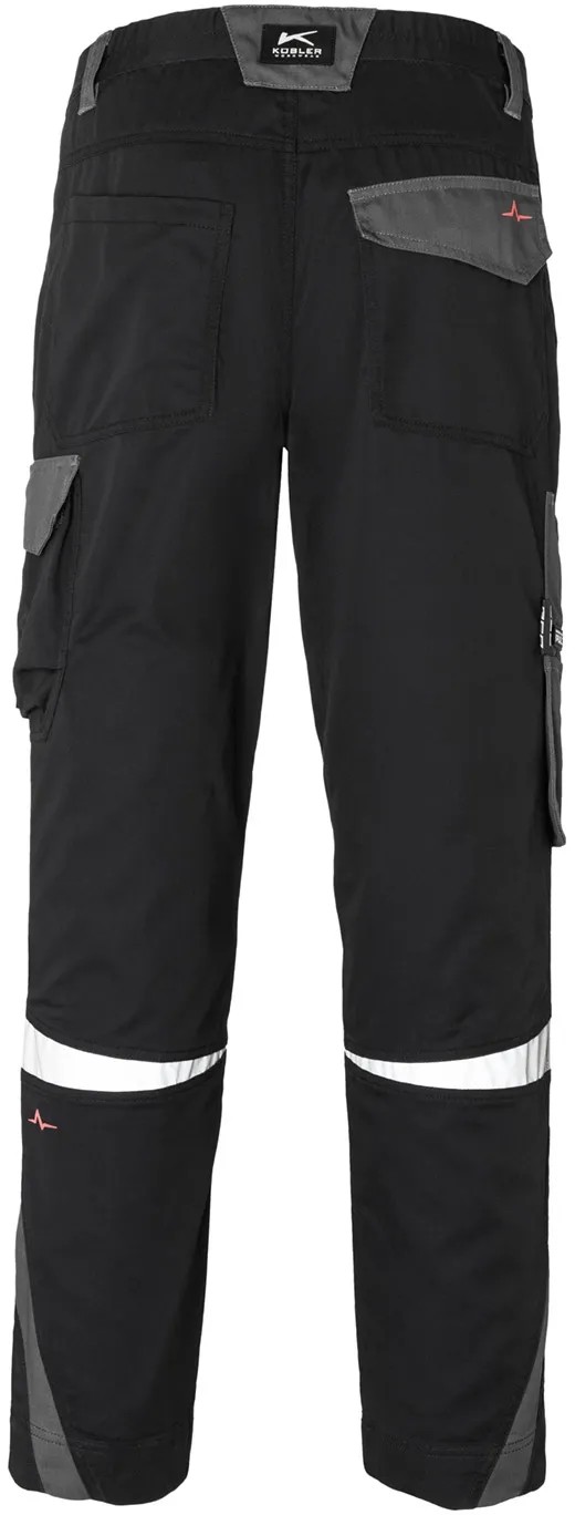 Short De Travail Kübler Pulse - Taille 60, Noir/Anthracite, Poches Renforcées Cordura