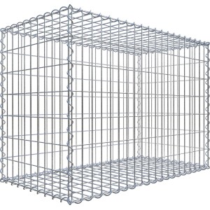 Gabiona Gabionenkorb 70 cm x 100 cm x 50 cm Maschenw 5 cm x 10 cm