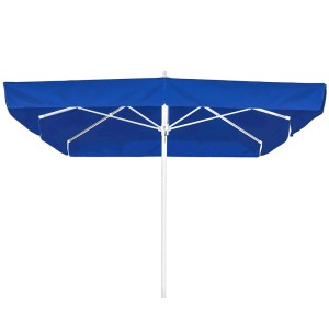 Schneider Marktschirm Quadro, 300x300 cm, Royalblau. Quadratischer Sonnenschirm mit Seilzug.