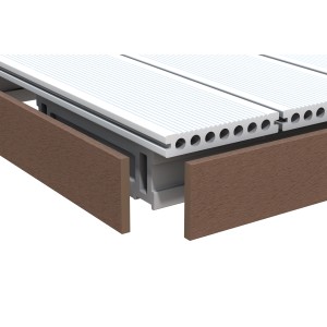 Dreamdeck Abschlussleiste WPC Braun 1cm x 8cm x 200cm