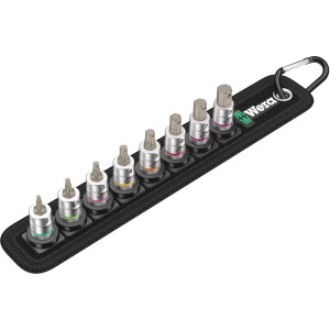 Wera Zyklop Bitnuss-Satz A 2 für Innensechskant 6,3 mm (1/4")-Antrieb