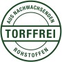 Siegel "Torffrei" für Compo Bio Universal-Erde aus nachwachsenden Rohstoffen.