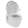 Ideal Standard Connect WC-Komplettset, wandhängend, spülrandlos, mit Absenkautomatik.