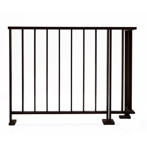 Eckset Linus, Aluminium, Anthrazit, für Treppen- & Geländermontage, 120x26cm.