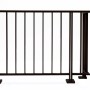 Eckset Linus Aluminium Anthrazit - Geländer 120 x 26 cm für Montage von oben_2
