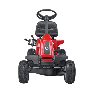 Roter Troy-Bilt Aufsitzmäher Mini-Rider 60T-S, Frontansicht.
