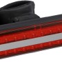 Fischer LED-Akku Bremslicht Stableuchte, rotes Fahrradrücklicht mit Bremsfunktion und Halterung.