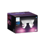 Philips Hue Smart-LED-Deckenleuchte Argenta White & Color Ambiance 4er Spot