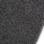 Detailaufnahme: Runder, anthrazitfarbener Schöner Wohnen Teppich Pure (Ø 160 cm).