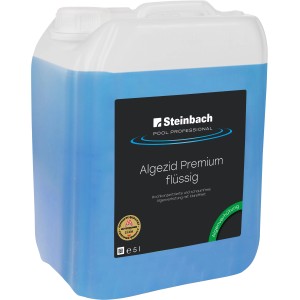 Kanister Pool Algezid Premium 5l zur Algenbekämpfung im Pool.