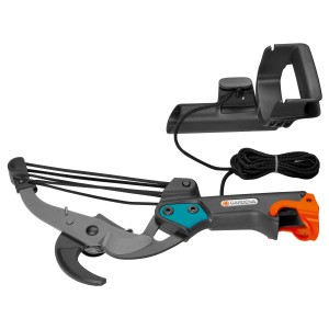 Gardena Amboss-Baumschere mit Zugseil und D-Griff für komfortables Schneiden von Ästen.
