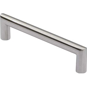 Möbelgriff 1406 aus Edelstahl, gebürstet, für Schränke und Schubladen.