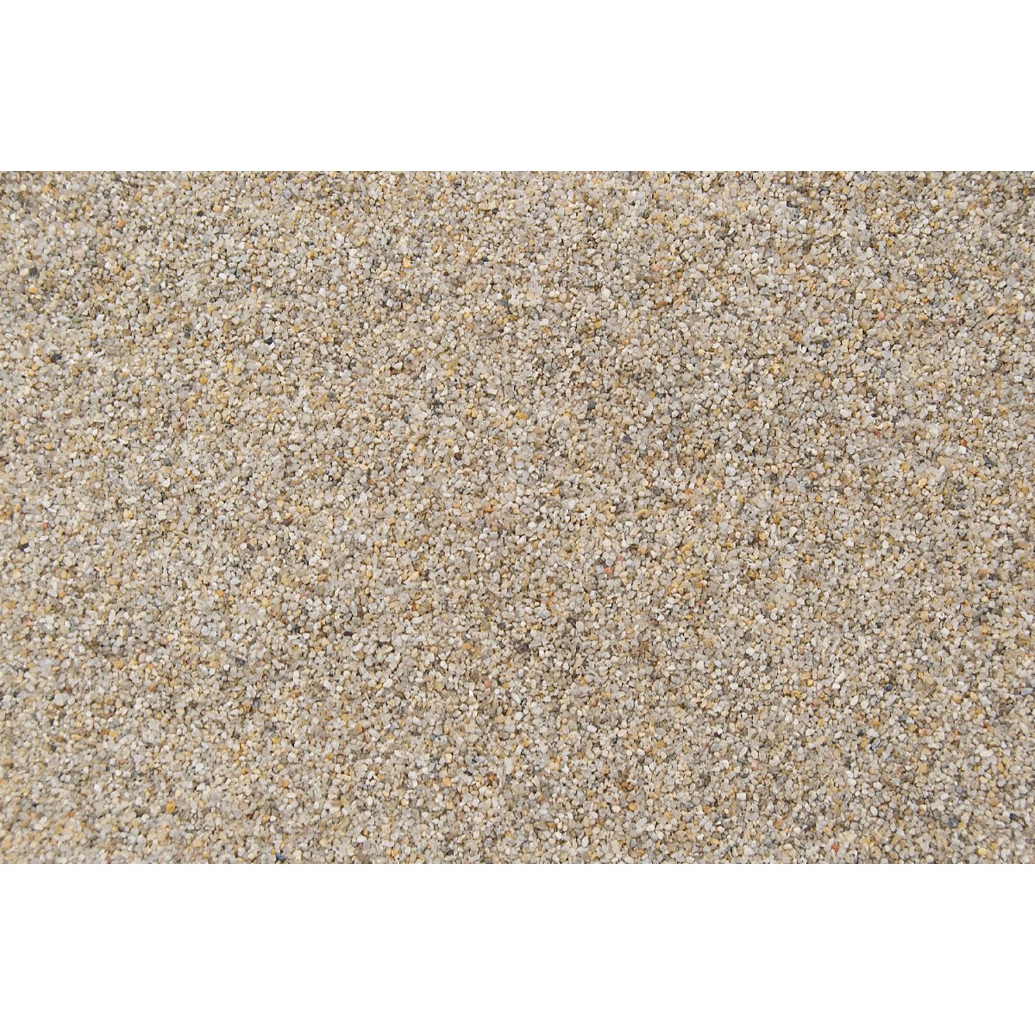 Beiger Quarzsand (0,7-1,2 mm) im 25 kg Sack. Schüttgut für Bau, Haus und Garten.