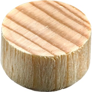 Hettich Reparaturstopfen aus Fichte, Ø 15mm, zur Ausbesserung von Holzplatten.