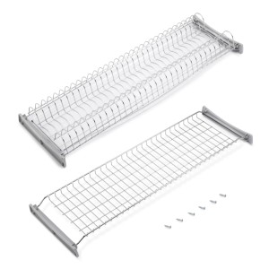 Emuca Abtropfgestell Suprastar für Hohe Module 800 Stahl Verchromt