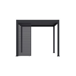 Paragon Outdoor Lamellen-Sichtschutz für Pergola Grand Tuscan 10 Grau 94x234 cm