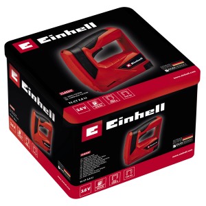 Einhell Akku-Tacker TC-CT 3,6 Li in Metallbox. Kabelloser Tacker für Klammern Typ 53.